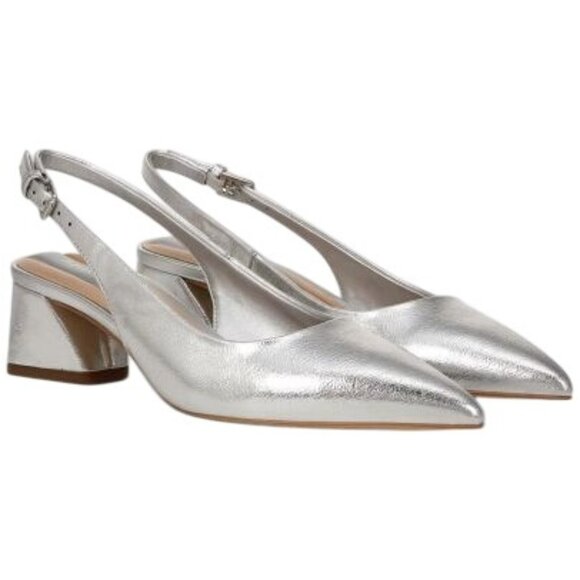 Franco Sarto Women's Racer Pointed Toe Block Heel Slingback Pumps - Picture 1 of 5